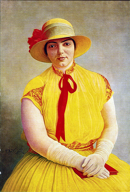 G_Gelbes_Kleid_1926_111,5x76,5